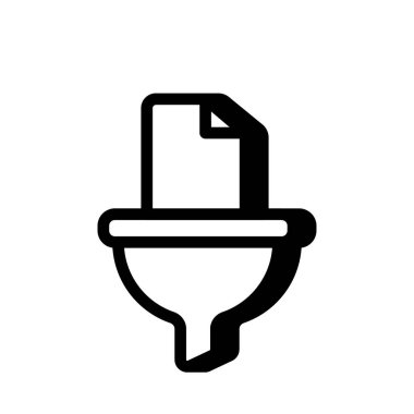 Metin Özetleme simgesi vektör cinsinden. Logotype