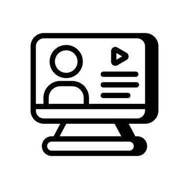 Vektör içinde canlı yayın simgesi. Logotype