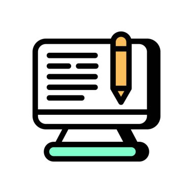 Yaratıcı İçindekiler vektör simgesi. Logotype