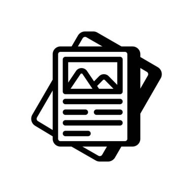 Dosya simgesini vektör olarak göster. Logotype