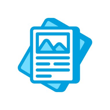 Dosya simgesini vektör olarak göster. Logotype