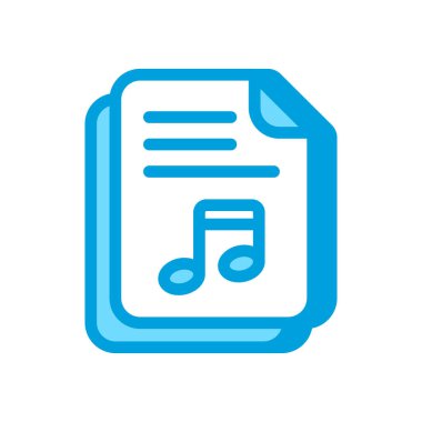 vektör olarak ses dosyası simgesi. logotype