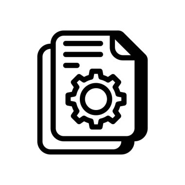 İçerik Yönetimi simgesi vektörde. Logotype