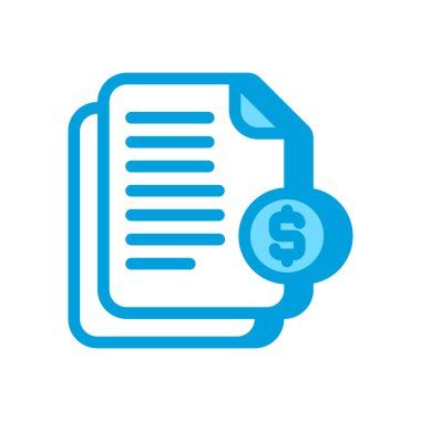 Vektör olarak ödenmiş makaleler simgesi. Logotype