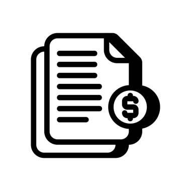 Vektör olarak ödenmiş makaleler simgesi. Logotype