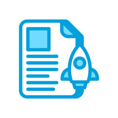 Vektör simgesini yükselt. Logotype