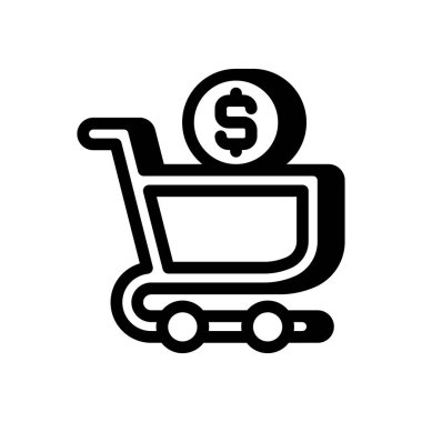 Vektör olarak satış simgesi. Logotype