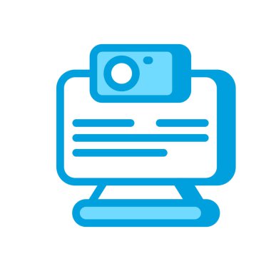 Vektör olarak akım simgesi. logotype