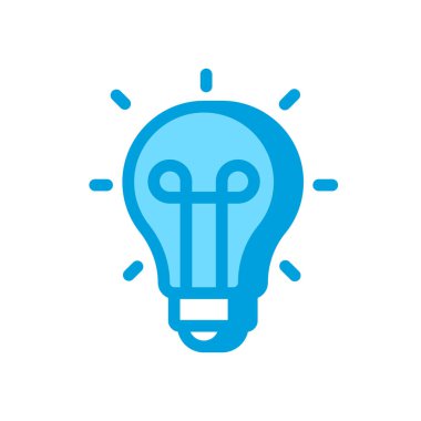 Vektör olarak eşsiz bir fikir simgesi. Logotype