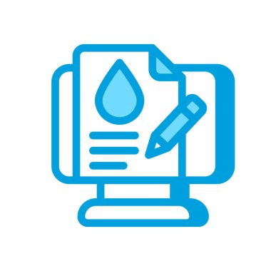 Vektör simgesi oluşturuluyor. Logotype