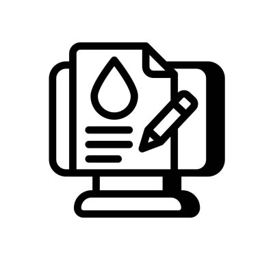 Vektör simgesi oluşturuluyor. Logotype