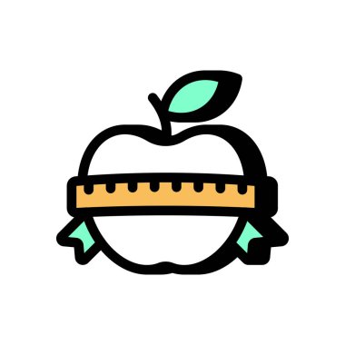 Vektör olarak Diyet simgesi. Logotype