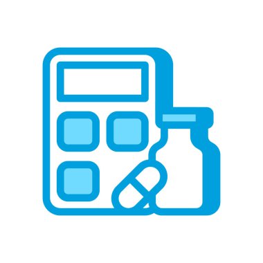 Vektör olarak kalori simgesini say. Logotype