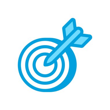 Vektör olarak Diyet Hedefi simgesi. Logotype