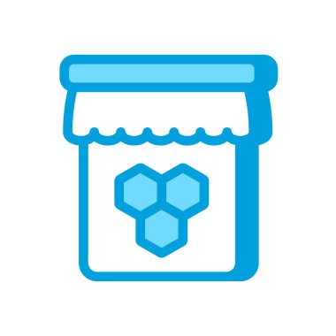 Vektör olarak bal simgesi. Logotype