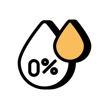 Sıfır Trans Fat simgesi. Logotype