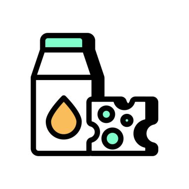 Vektör olarak mandıra simgesi. Logotype