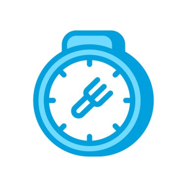 Vektör olarak öğle yemeği simgesi. Logotype