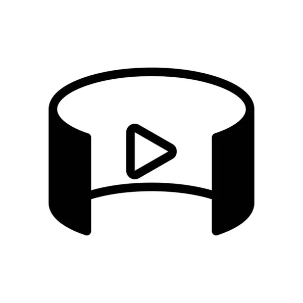 Vektör içinde metaverse simgesi. Logotype