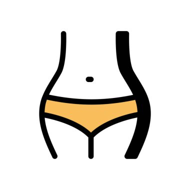 Vücut simgesini vektöre sığdır. Logotype