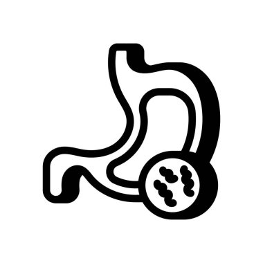 Mide Hastalığı ikonu. Logotype