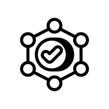 Vektör içinde antioksidan simgesi. Logotype