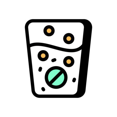 Su ikonu vektör olarak. Logotype