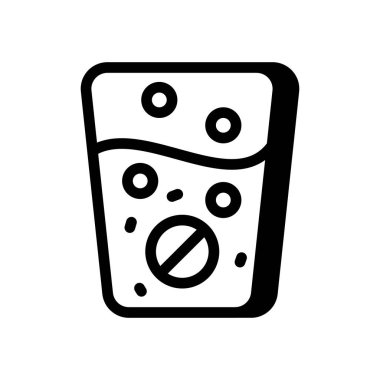 Su ikonu vektör olarak. Logotype