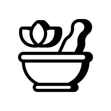 Beden terapisi ikonu. Logotype