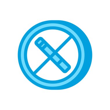 Vektörde sigara içme ikonu yok. Logotype