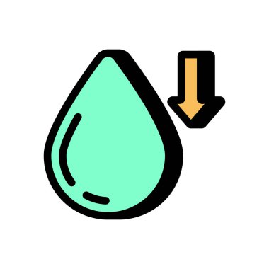 Vektör içinde susuzluk ikonu. Logotype