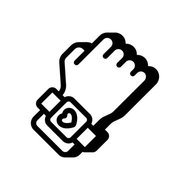 Vektör olarak giyilebilir simge. Logotype