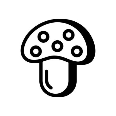 Vektör mantar simgesi. Logotype