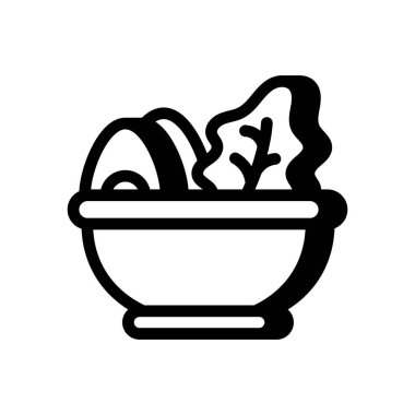 Vektör olarak Vejetaryen Diyet ikonu. Logotype