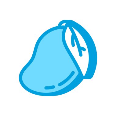 Vektör olarak mango simgesi. Logotype