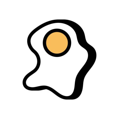Vektör olarak yumurta simgesi. Logotype