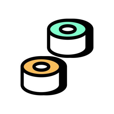 Vektör olarak Suchi simgesi. Logotype