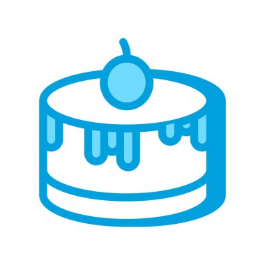 Pan Cake simgesi vektörde. Logotype