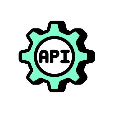 Vektör olarak Api simgesi. Logotype