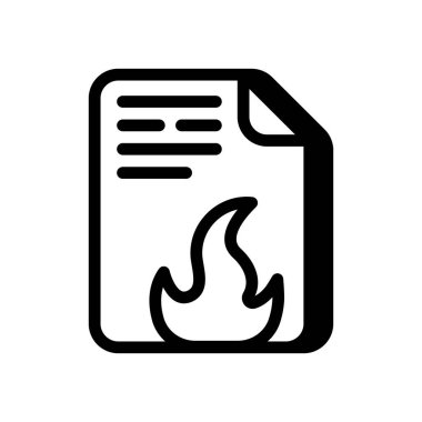 Duvar Tanımlama simgesini vektörde ateşle. Logotype