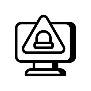 Siber Güvenlik Olay Simgesi vektörde. Logotype