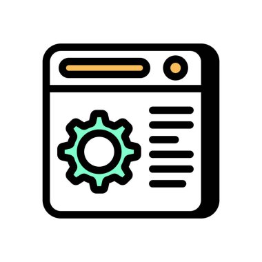 Güvenlik Yazılım ikonu vektör olarak. Logotype