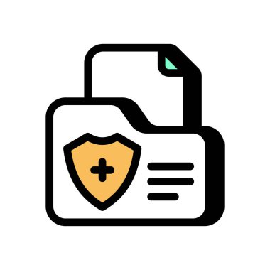 Vektör olarak güvenlik simgesi. Logotype