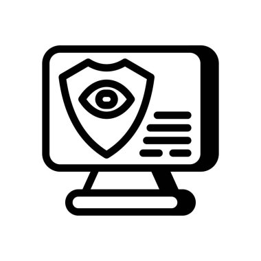 Koruyucu Vizyon simgesi vektör içinde. Logotype