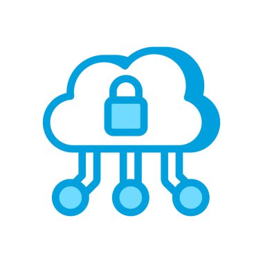 Veri Güvenlik simgesi vektörde. Logotype