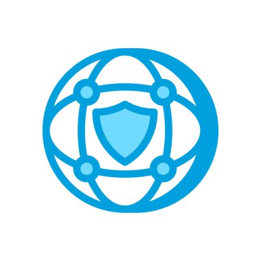 Vektör olarak güvenlik simgesi. Logotype