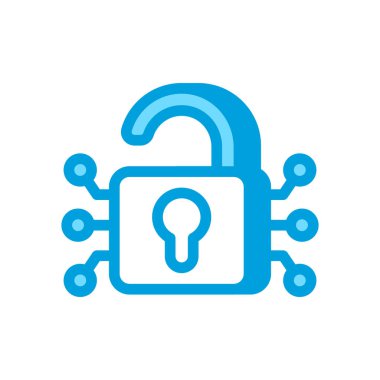 Vektör simgesini aç. Logotype