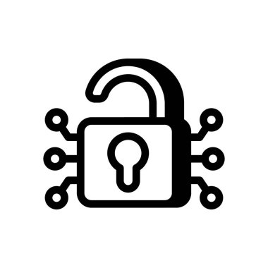 Vektör simgesini aç. Logotype