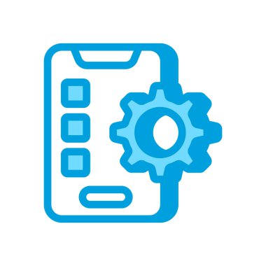 Mobil Uygulamalar simgesi vektör cinsinden. Logotype