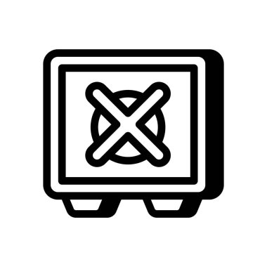 Vektör olarak SAFE simgesi. Logotype